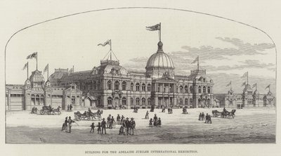 Edifício para a Exposição Internacional do Jubileu de Adelaide de Frank Watkins